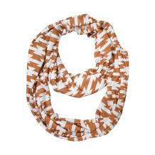 Aztec Tribal Jersey Knit Infinity Scarf Embroidery Blanks - RUST - CLOSEOUT