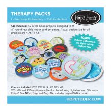 Therapy Packs In-the-Hoop Embroidery Design CD-ROM by Hope Yoder