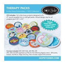 Therapy Packs In-the-Hoop Embroidery Design CD-ROM by Hope Yoder