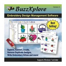 BuzzXplore Version 4 Embroidery Software