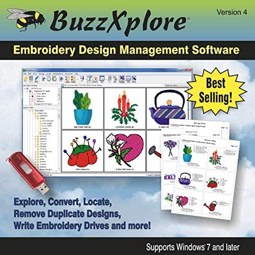 Buzz Tools - BuzzXplore Version 4 Embroidery Software