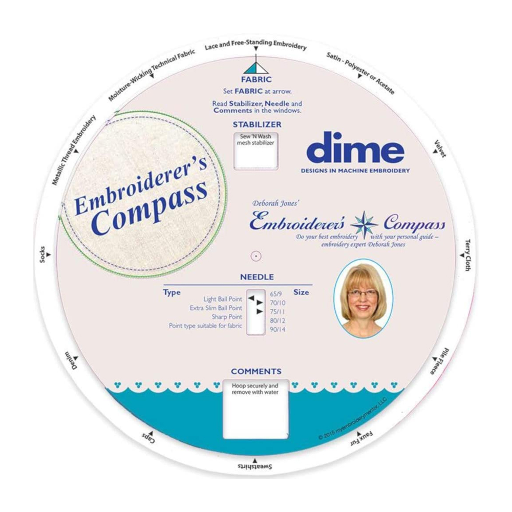 Embroiderer's Compass - Your Guide to Embroidery Success by Deborah Jones