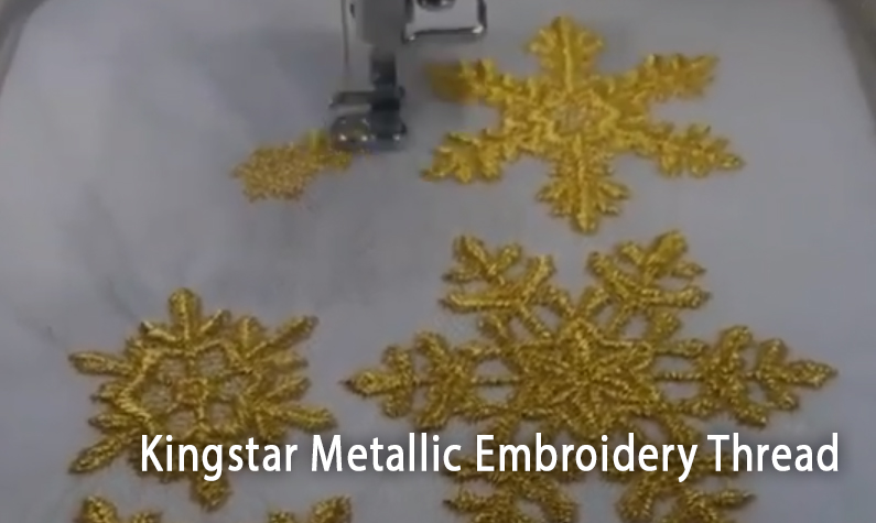 Kingstar Metallic Embroidery Thread Spools