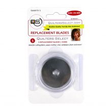 Quilters Select 45mm Deluxe Rotary Blade Replacements - 5 Blade Pack