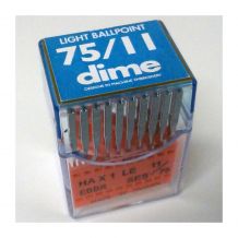 DIME Embroidery Needles by Triumph 75/11 Light Ball Point HAX1 LE EBBR - 20 Pack