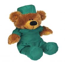 12" Bobby Doctor Bear With Scrubs