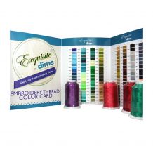 Exquisite Embroidery Thread Chart Color Card - Real Thread