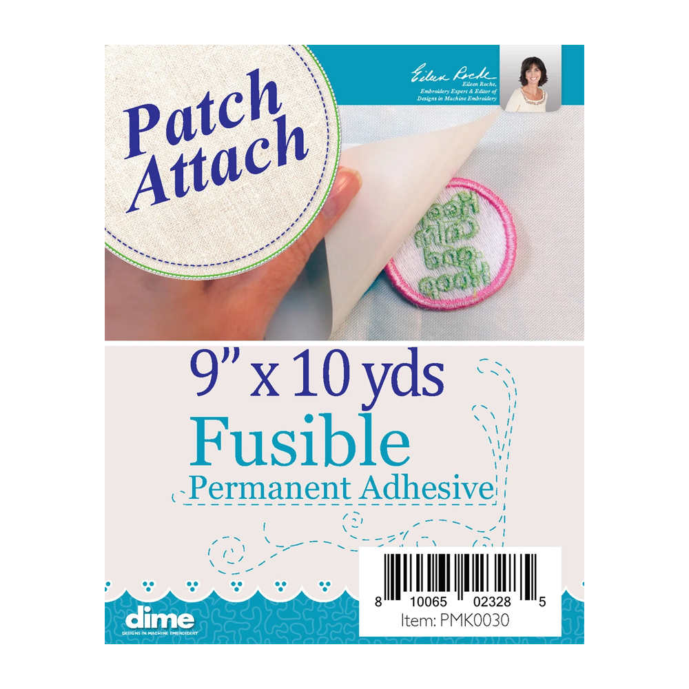 Patch Attach Stabilizer by DIME Designs in Machine Embroidery - 9" x 10yd Roll