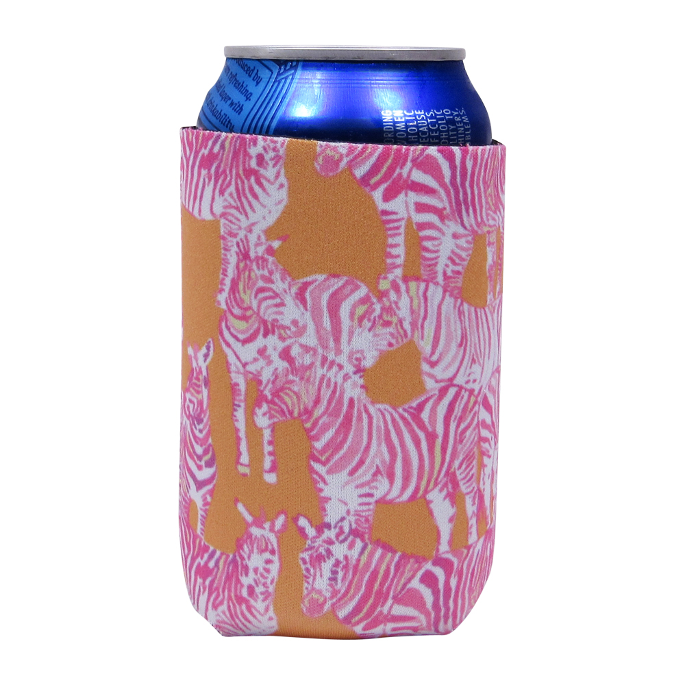 The Coral Palms® 12oz Neoprene Can Coolie - So Zebralicious Collection - CLOSEOUT