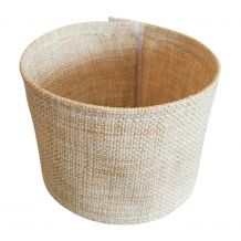 The Coral Palms® Jute Burlap Velcro 30oz Tumbler Coolie Wrap Embroidery Blanks - CLOSEOUT