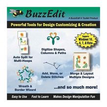 BuzzEdit V4 Editing & Digitizing Embroidery Software