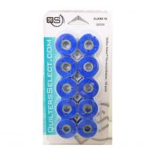Quilters Select - Select Para Cotton Poly 80wt Thread Class 15 Pre-Wound Bobbins - 10/pack - Pristine Blue