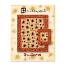 Sunflower Quilt Pattern & Design Collection Embroidery Designs by Lunch Box Quilts on a CD-ROM