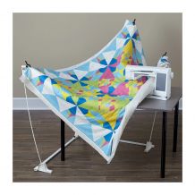 Weightless Quilter Floor Standing Quilting Frame by DIME Designs in Machine Embroidery