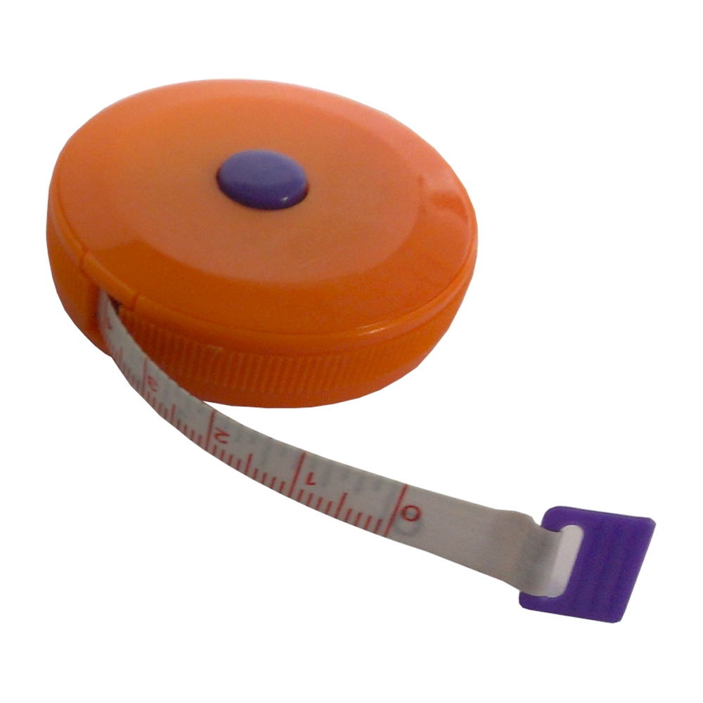 Retractable Metro Sewing Tape Measure - Orange CLOSEOUT