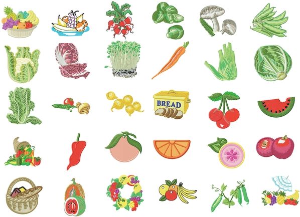 Garden Fresh by Gunold Embroidery Designs on CD 970274 NEW LOW PRICE