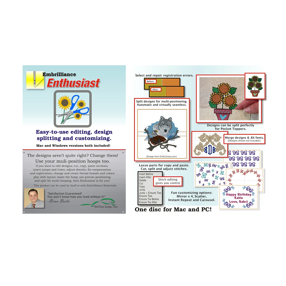 Get the Embrilliance Newsletter! – Embrilliance Embroidery Software