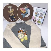 Animal Stacks - 16 Embroidery Designs by Dakota Collectibles CD-ROM + INSTANT DOWNLOAD 970848