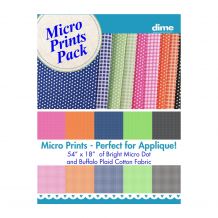 Micro Prints Fabric Pack from DIME Designs in Machine Embroidery