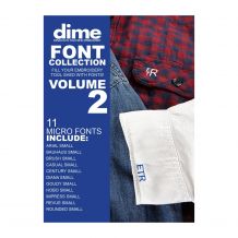 Font Collection Volume 2: Micro Fonts by Designs in Machine Embroidery DIME - DOWNLOAD ONLY