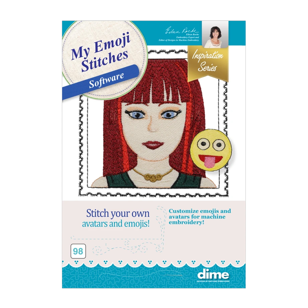 My Emoji Stitches Software by Designs in Machine Embroidery DIME - DOWNLOAD ONLY
