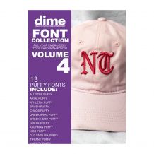 Font Collection Volume 4: Puffy Fonts Designs in Machine Embroidery DIME - DOWNLOAD ONLY