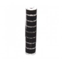 Fil-Tec Clear-Quilt Cotton Prewound Bobbins Tube of 8 - Size 15 Class - Black