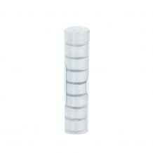 Fil-Tec Clear-Quilt Cotton Prewound Bobbins Tube of 8 - Size 15 Class - White