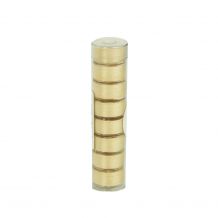 Fil-Tec Clear-Quilt Cotton Prewound Bobbins Tube of 8 - Size 15 Class - Light Tan