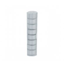 Fil-Tec Clear-Quilt Cotton Prewound Bobbins Tube of 8 - Size 15 Class - Light Gray