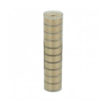 Fil-Tec Clear-Quilt Cotton Prewound Bobbins Tube of 10 Size L - Light Tan