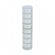 Fil-Tec Clear-Glide Polyester 15-Class Pre-Wound Bobbins Tube of 8 - White