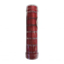 Fil-Tec Clear-Glide Polyester 15-Class Pre-Wound Bobbins Tube of 8 - Candy Apple Red