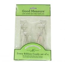 Every Ribbon Candy - Set of 4 Good Measure Low Shank Quilting Template Rulers by Amanda Murphy