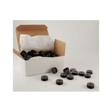 Fil-Tec Clear-Glide Pre-Wound Polyester Bobbins - Box of 100 Size L - 13077 - Black
