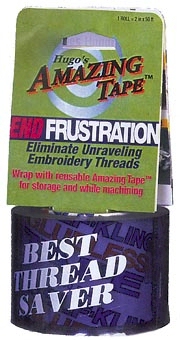 Hugos Amazing Tape "The Best Thread Saver" - Clear 2.38in x 50ft Roll