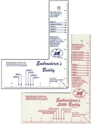 Embroiderers Buddy Placement Pack - Includes Adult and Child Size Buddies
