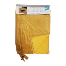 Velveteen Zipper Pouch Blank in Mustard by Kimberbell - Small 6" x 8" KDKB231