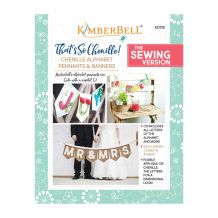 That�s Sew Chenille: Chenille Alphabet Pennants & Banners Sewing Project Instructions by Kimberbell Designs KD719 - CLOSEOUT