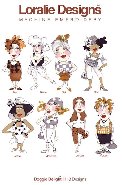 Doggie Delight 3 by Loralie Designs Embroidery Designs on CD 630042