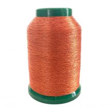 KingStar Metallic Embroidery Thread - MA - 24 Dark Orange (A470015) from DIME - 1000m Spool