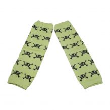 Halloween Print Baby Leg Warmers - SKULLS - CLOSEOUT