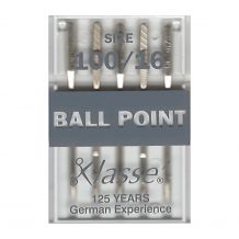 Klasse Ball Point Needles 100/16 - 5 Needle Pack