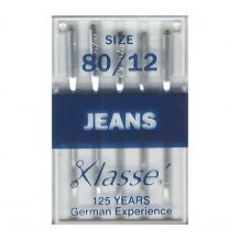 Klasse Jeans/Denim Needles 80/12 - 5 Needle Pack