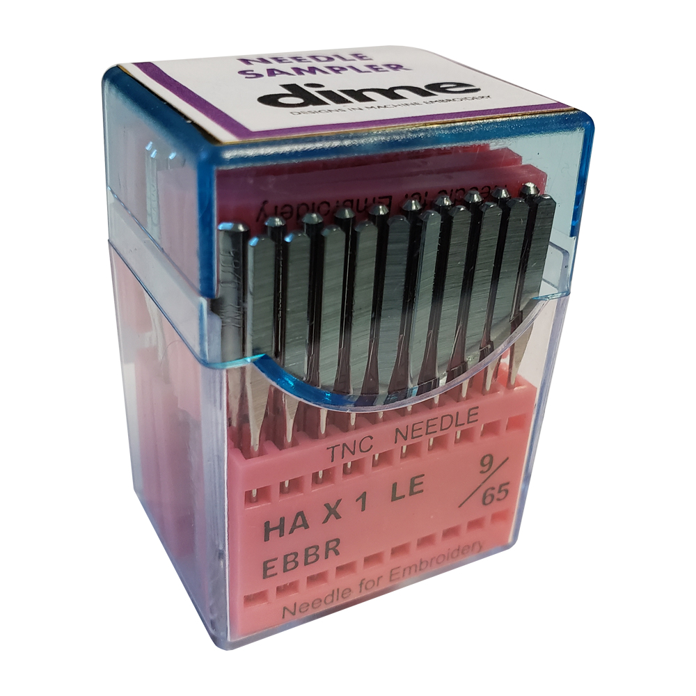 DIME Flat Shank Sharp 100 Embroidery Needles by Triumph