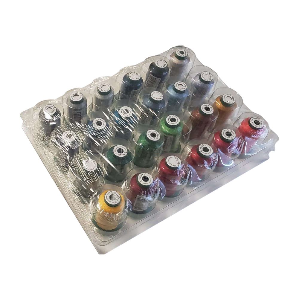 Exquisite Polyester 24 Color Thread Kit from DIME Designs in Machine
