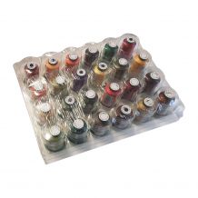 Exquisite Polyester 24 Color Thread Kit from DIME Designs in Machine Embroidery - Autumn Assortment