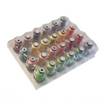 Exquisite Polyester 24 Color Thread Kit from DIME Designs in Machine Embroidery - Spring Assortment