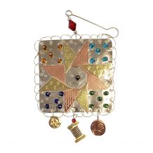 Quilt Star Sampler Ornament