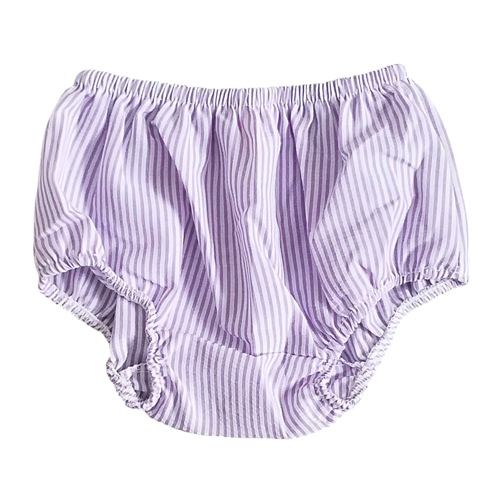 Seersucker Diaper Cover - LAVENDER